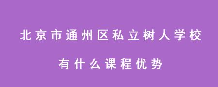 北京市通州區(qū)私立樹人學校有什么課程優(yōu)勢？