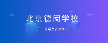 北京德闳学校一年学费多少钱？