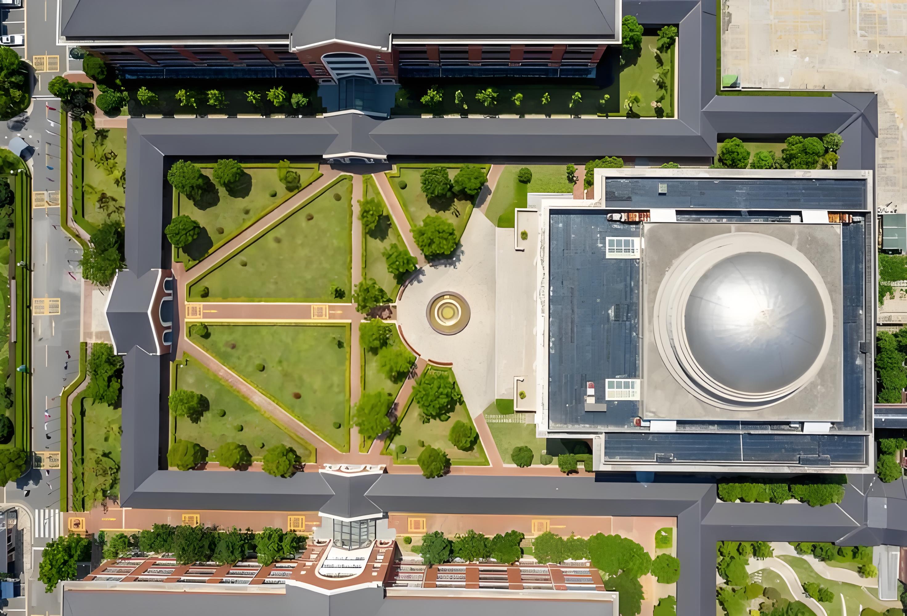 南翔国际学校鸟瞰图