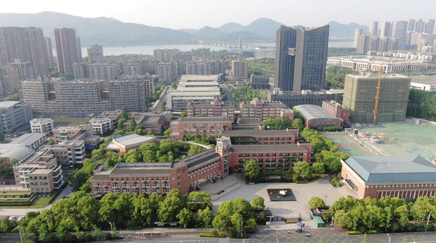 浙江省杭州第二中学鸟瞰图