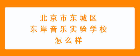 北京市东城区东岸音乐实验学校怎么样？