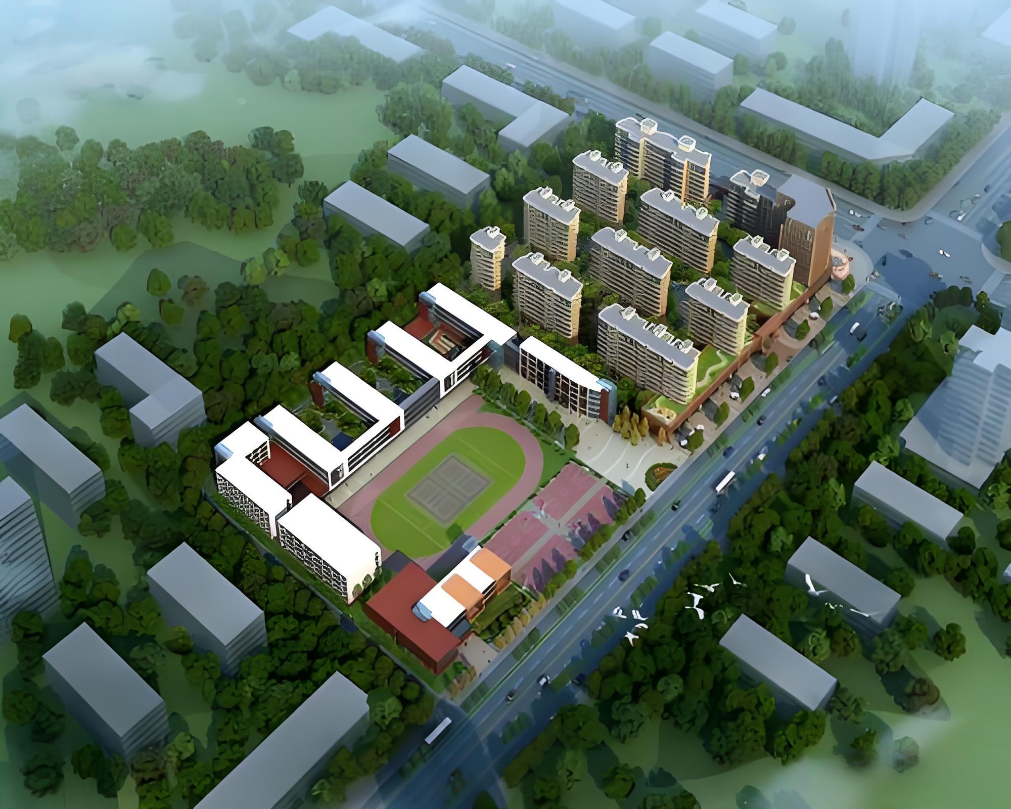漯河格瑞特国际学校鸟瞰图